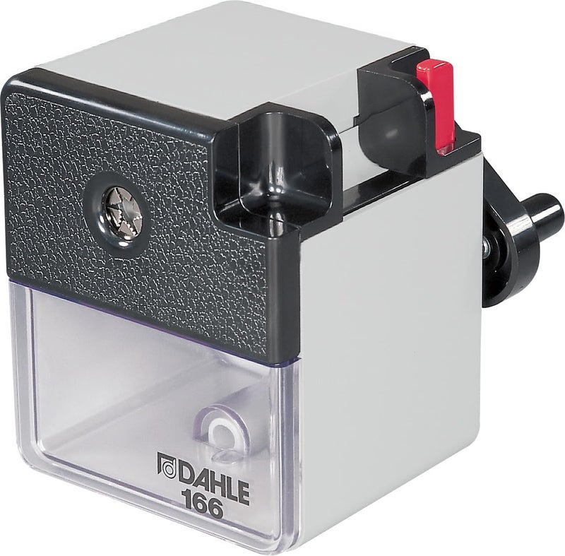 Dahle 166 Premium Pencil Sharpener w/Point Adjuster & Automatic Cutting System, Accepts Graphite & Oversized Artist Pencils - Image 1